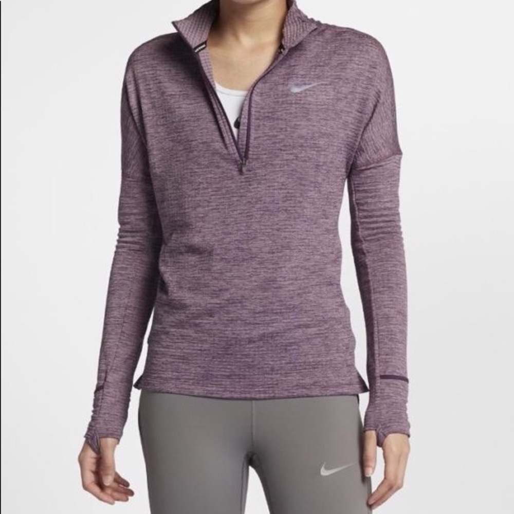 Nike Women’s Running Half-Zip Pullover in Purple